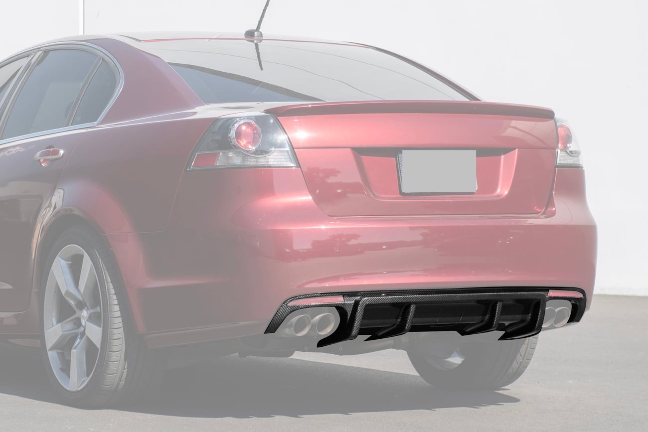2008-2009 PONTIAC G8 CARBON FIBER GXP STYLE REAR DIFFUSER